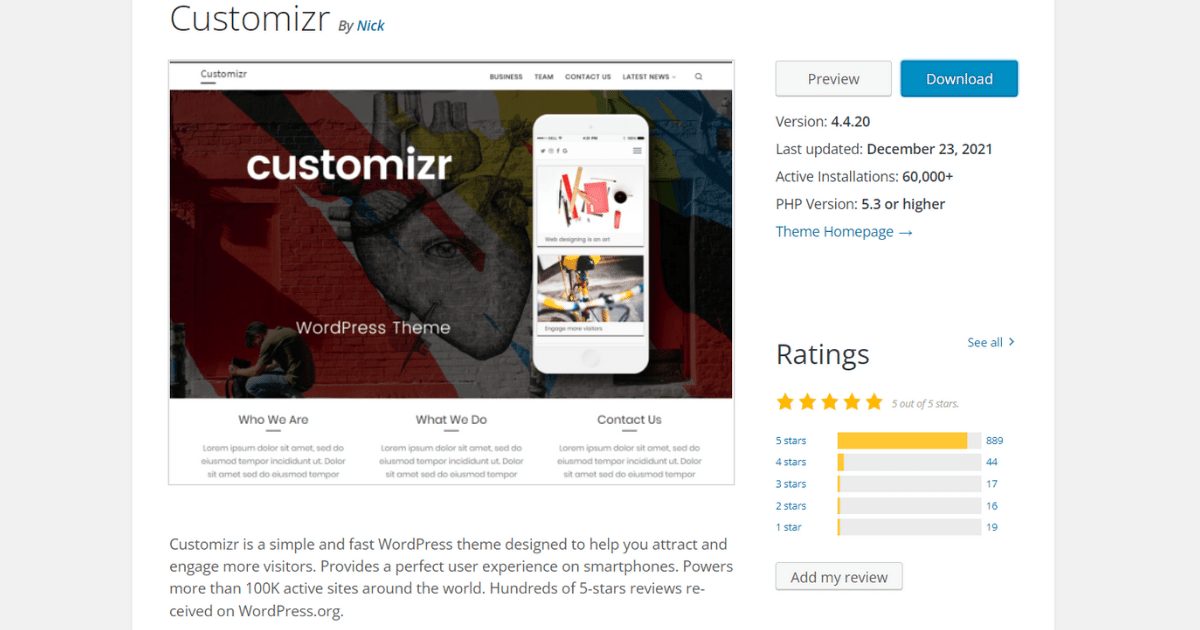 Customizr Review - Is Customizr Pro Worth it? (New 2023) | customizr review page